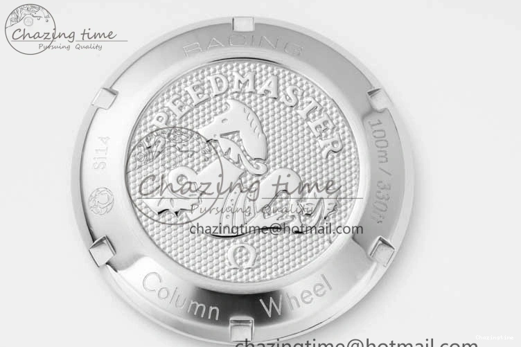 0601 SportInspired Speedmaster Racing Master SS HKF Best Edition Blue Black Dial on Black Rubber Strap A 7817